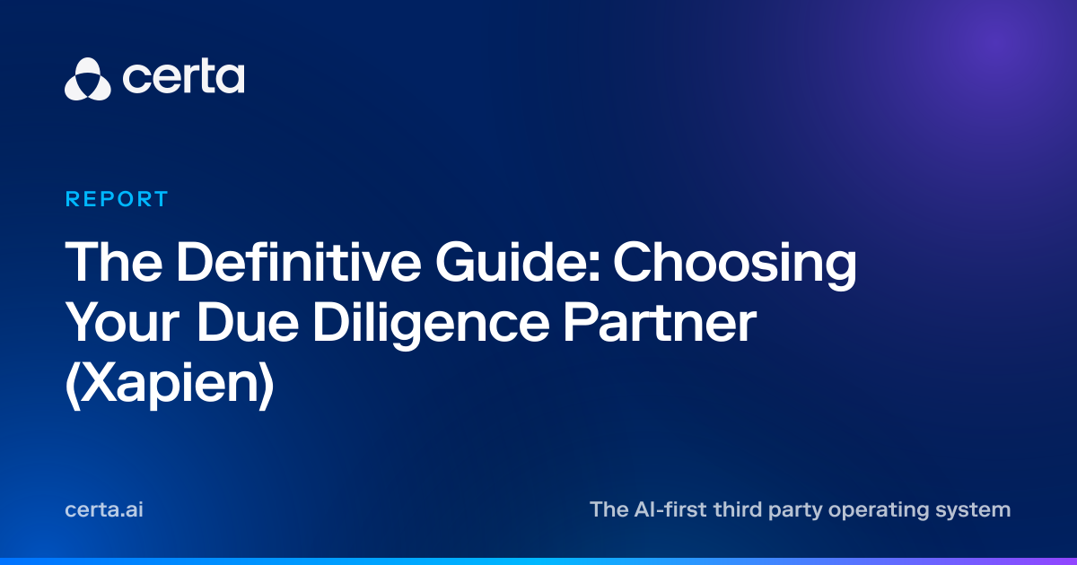 The Definitive Guide: Choosing Your Due Diligence Partner (Xapien)